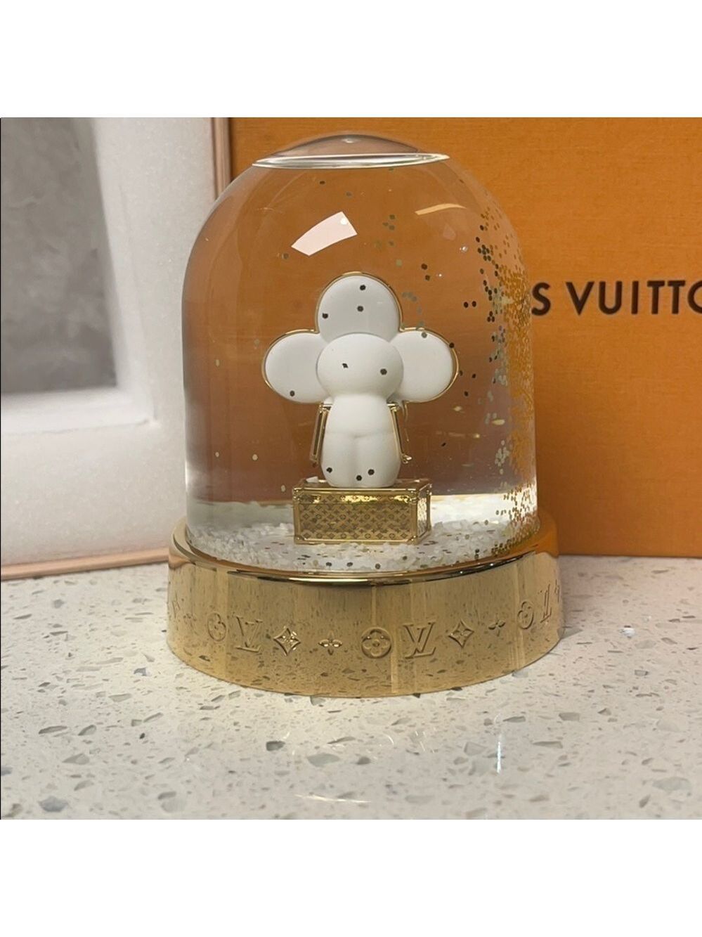 LOUIS VUITTON VIVIENNE SNOWBALL SNOW GLOBE GI0307 HOLIDAY COLLECTOR BOX - Picture 8 of 13